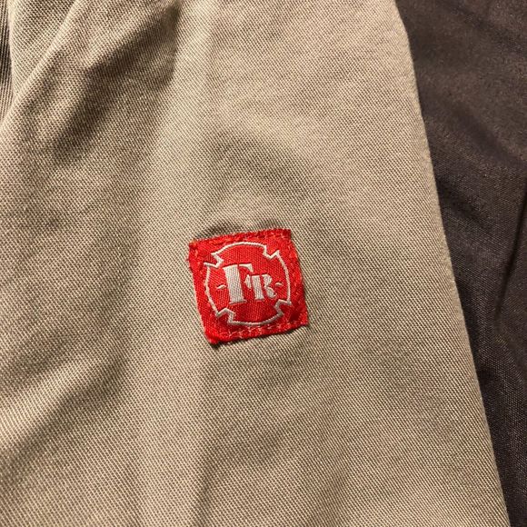 Benchmark FR HRC1 Vented Gray Button Down Pearl Snap Long Sleeve Men's Size 2X - Picture 4 of 12